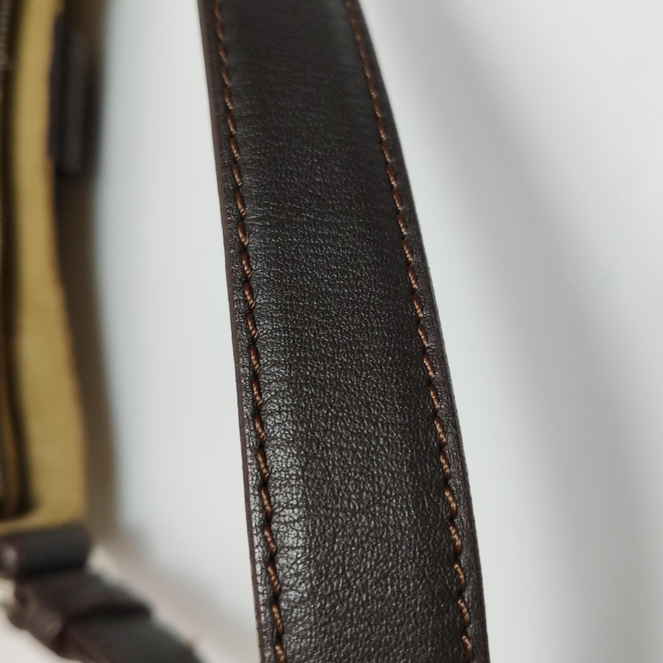 Loewe Brown Suede Shoulder Bag Vintage en venta 1