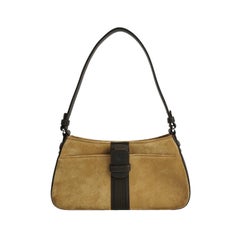 Loewe Brown Suede Shoulder Bag Vintage