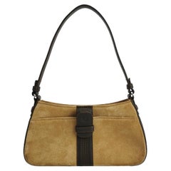 Loewe Brown Suede Shoulder Bag Vintage
