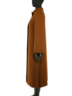 1970s Loewe Brown Wool Coat
