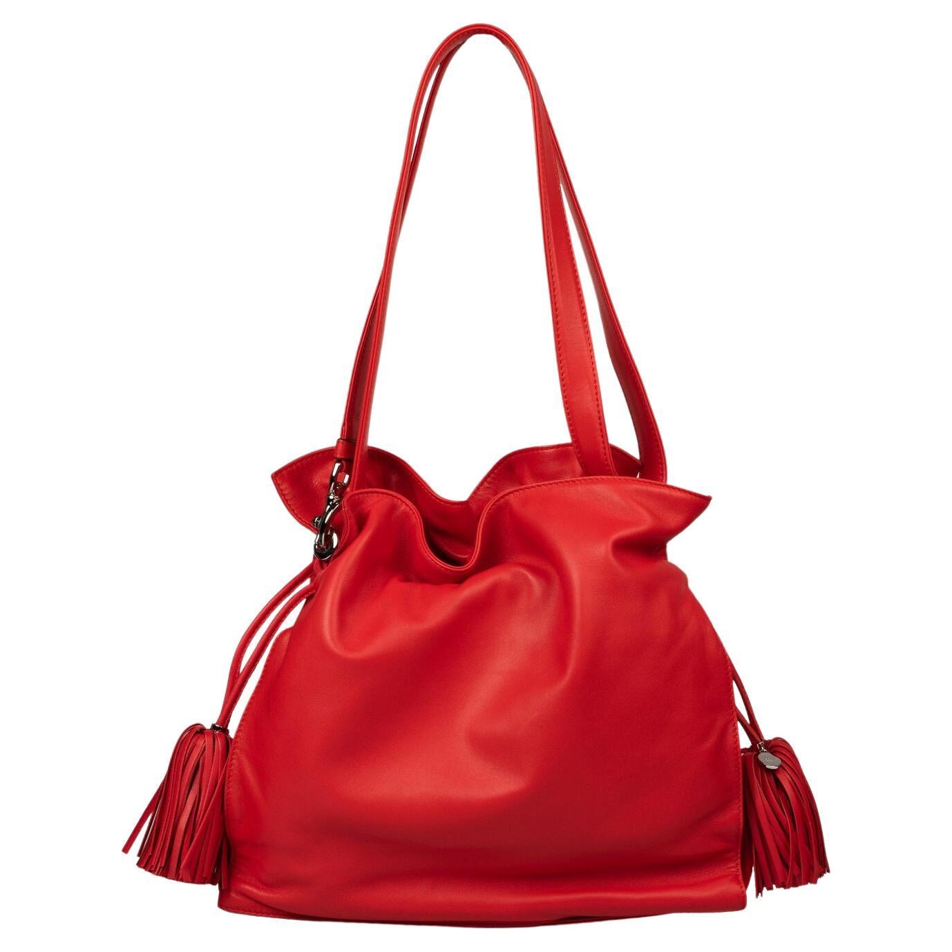 Non-Leather Handbag LOEWE red Non-Leather Handbags Loewe Women Women Bags Loewe Women Non-Leather Bags Loewe Women Non-Leather Handbags Loewe Women 