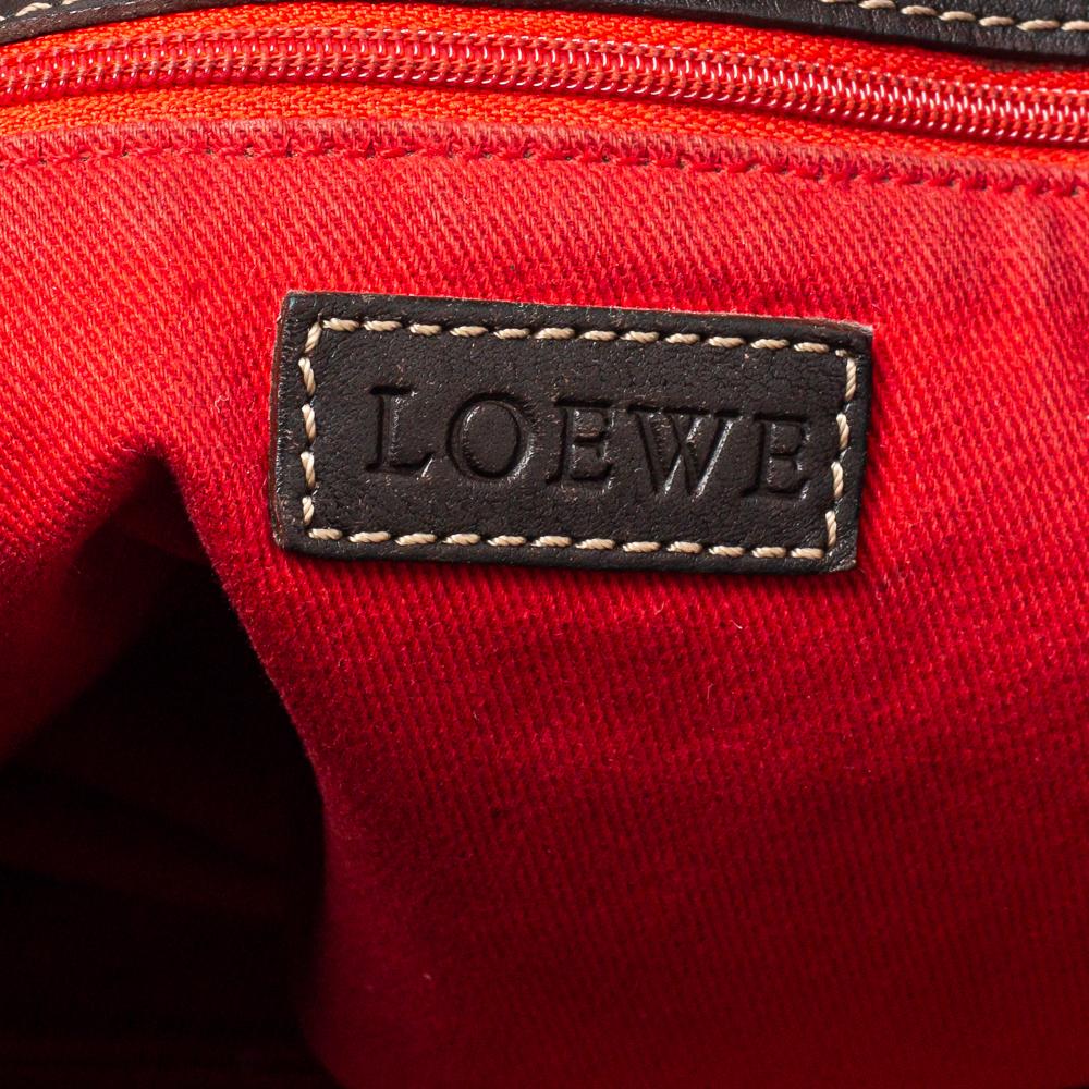 Women's Loewe Burgundy Suede Crossbody Bag