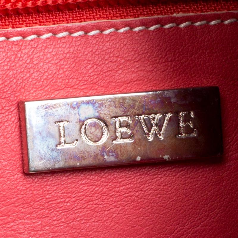 Women's Loewe Cerise Red Leather Hobo