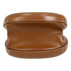 Loewe Cognac Leather Small Mini Top Handle Round Evening Satchel Bag