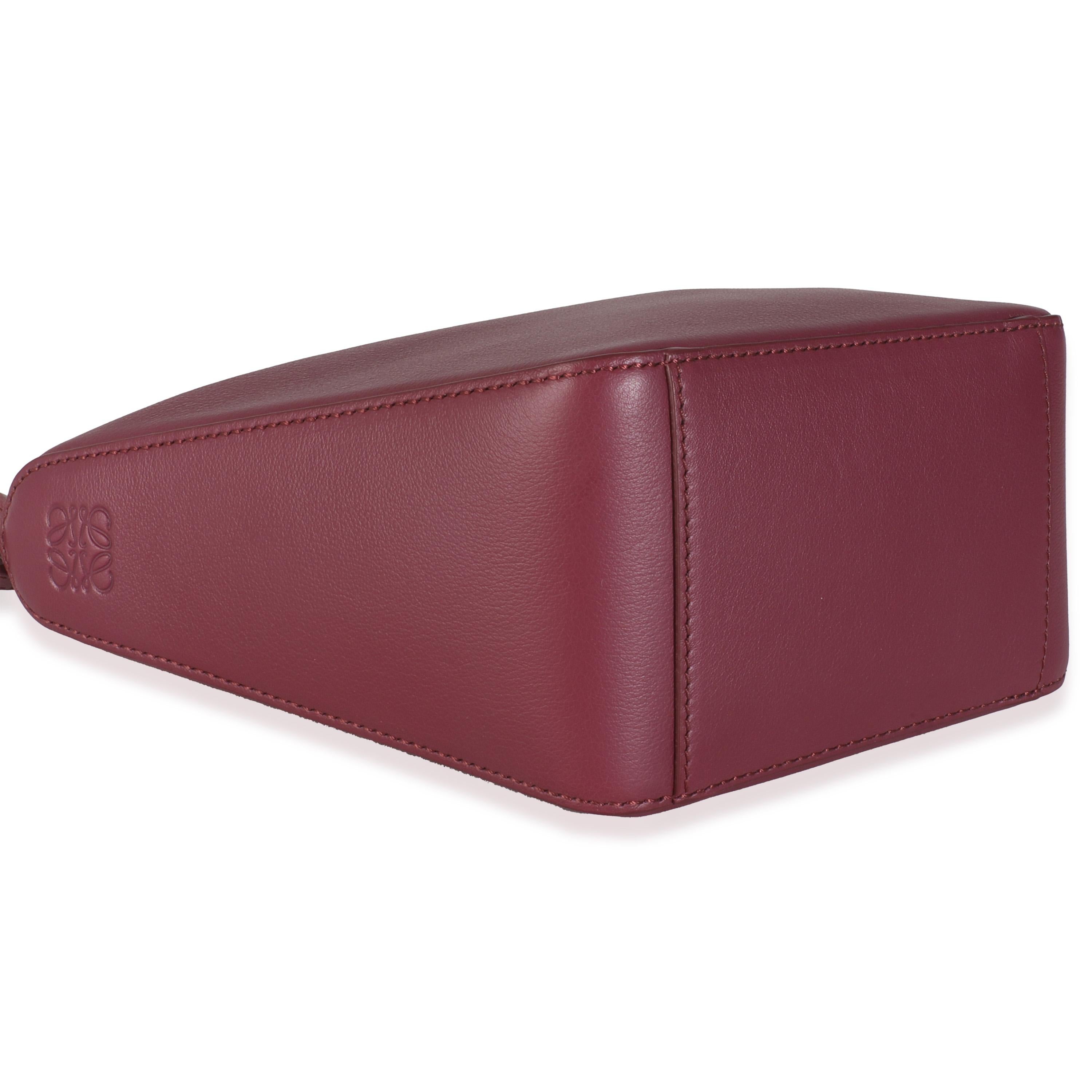 Women's or Men's Loewe Crimson Calfskin Mini Hammock Hobo For Sale