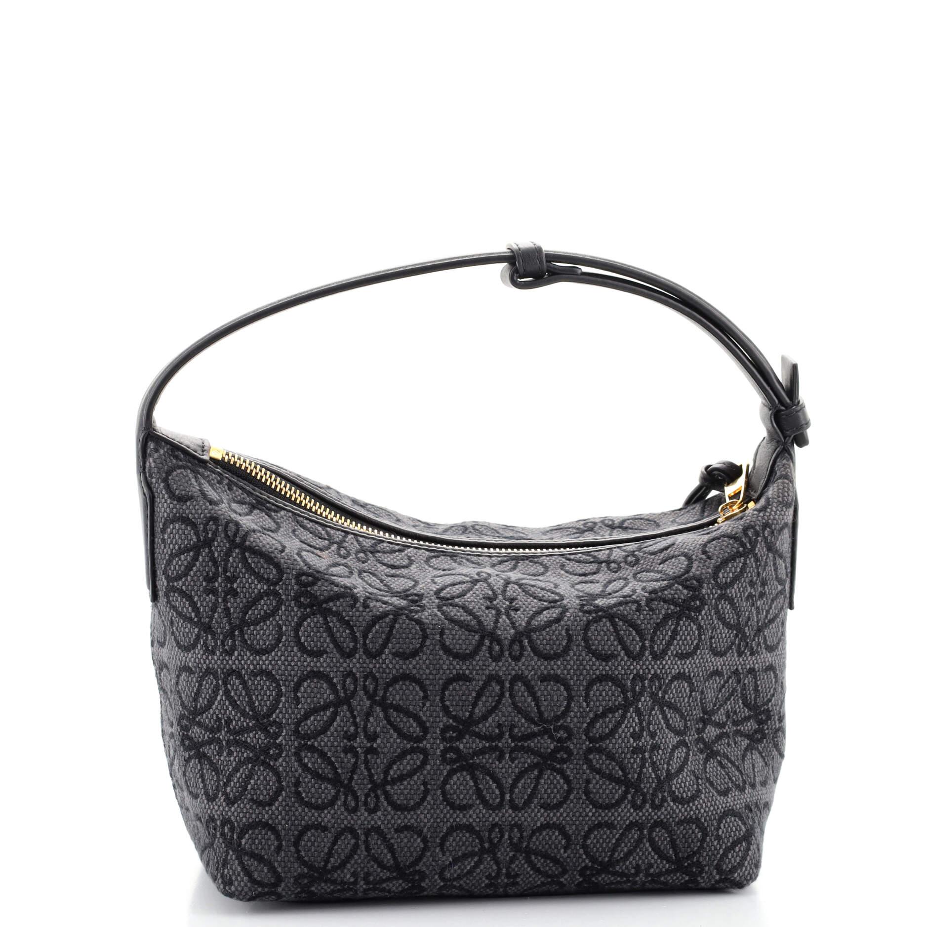 Loewe Cubi Hobo Anagramm Jacquard von Loewe (Schwarz)
