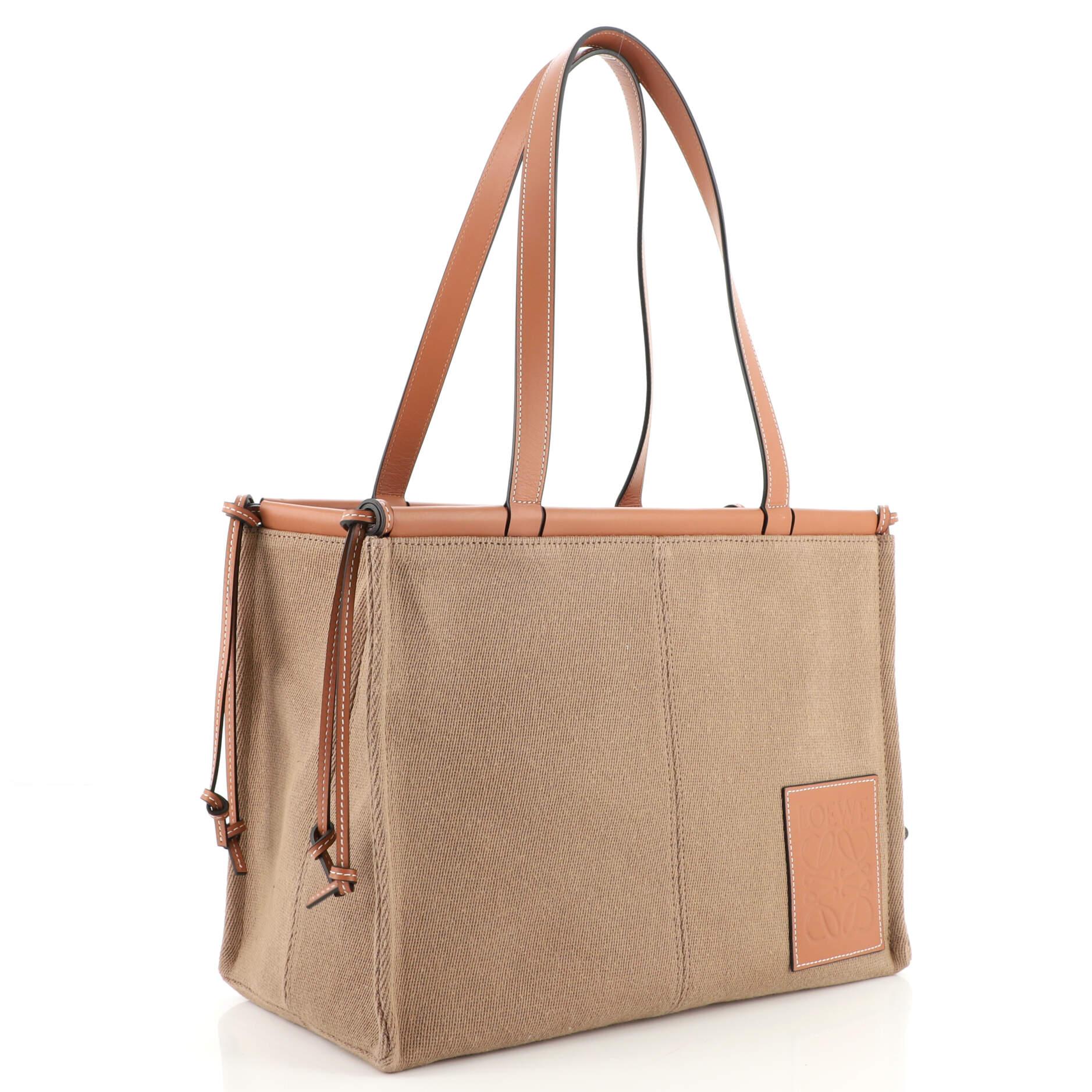Loewe Cushion Tote Canvas Large at 1stDibs loewe cushion tote