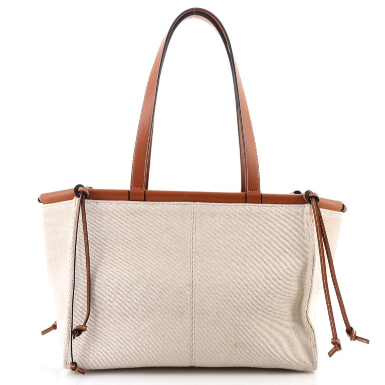 Loewe Cushion Tote Canvas Large For Sale at 1stDibs