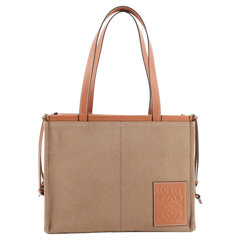 Loewe Cushion Tote Canvas Large at 1stDibs