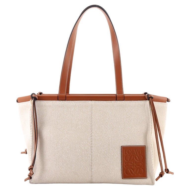 Loewe Cushion Tote Canvas Large For Sale at 1stDibs