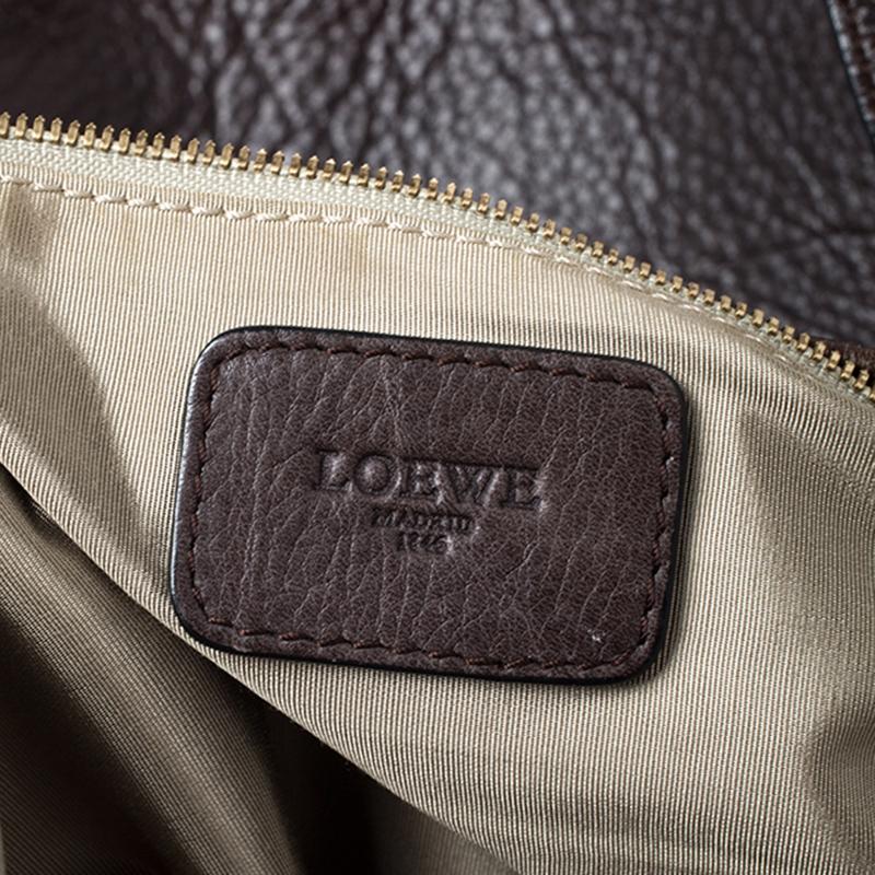 Loewe Dark Brown Leather Heritage Shopper Tote 4