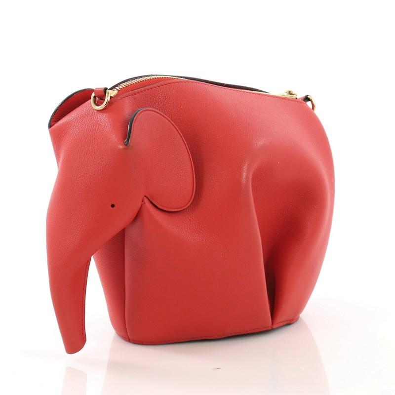Loewe Elephant Crossbody Bag Leather Mini 1