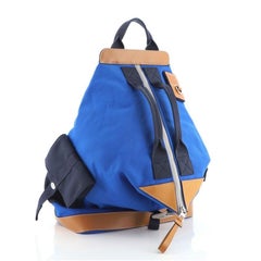Loewe Eye/Loewe/Nature Convertible Tote Backpack Canvas with Leather