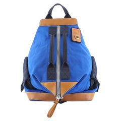 Loewe Eye/Loewe/Nature Convertible Tote Backpack Canvas with Leather