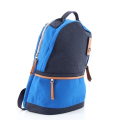 Loewe Eye/Loewe/Nature Tech Backpack Canvas with Leather