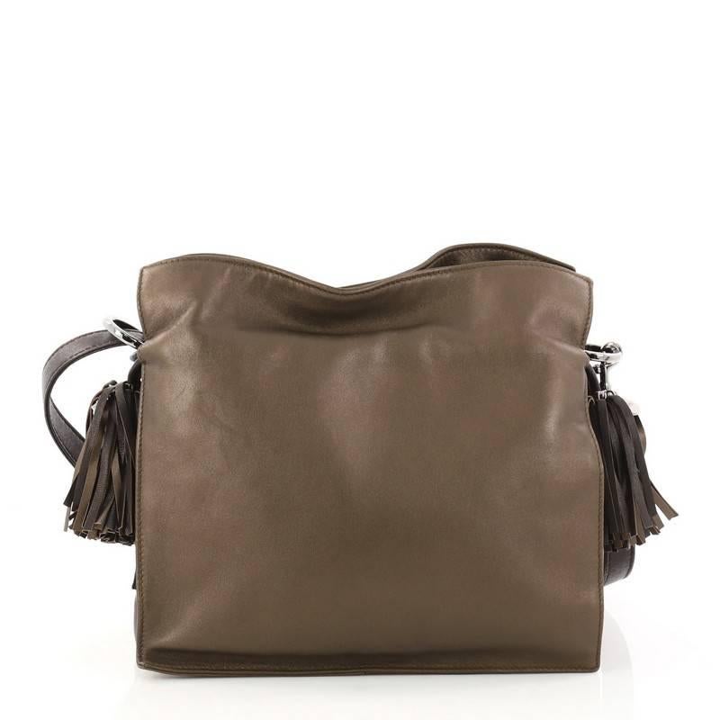 Loewe Flamenco Bag Leather In Good Condition In NY, NY