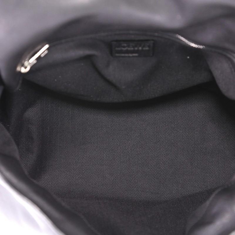 Black Loewe Flamenco Flap Bag Leather Medium