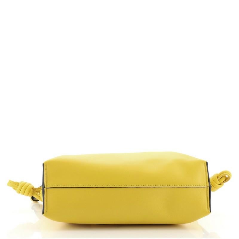 Loewe Flamenco Knot Clutch Leather Mini In Good Condition In NY, NY