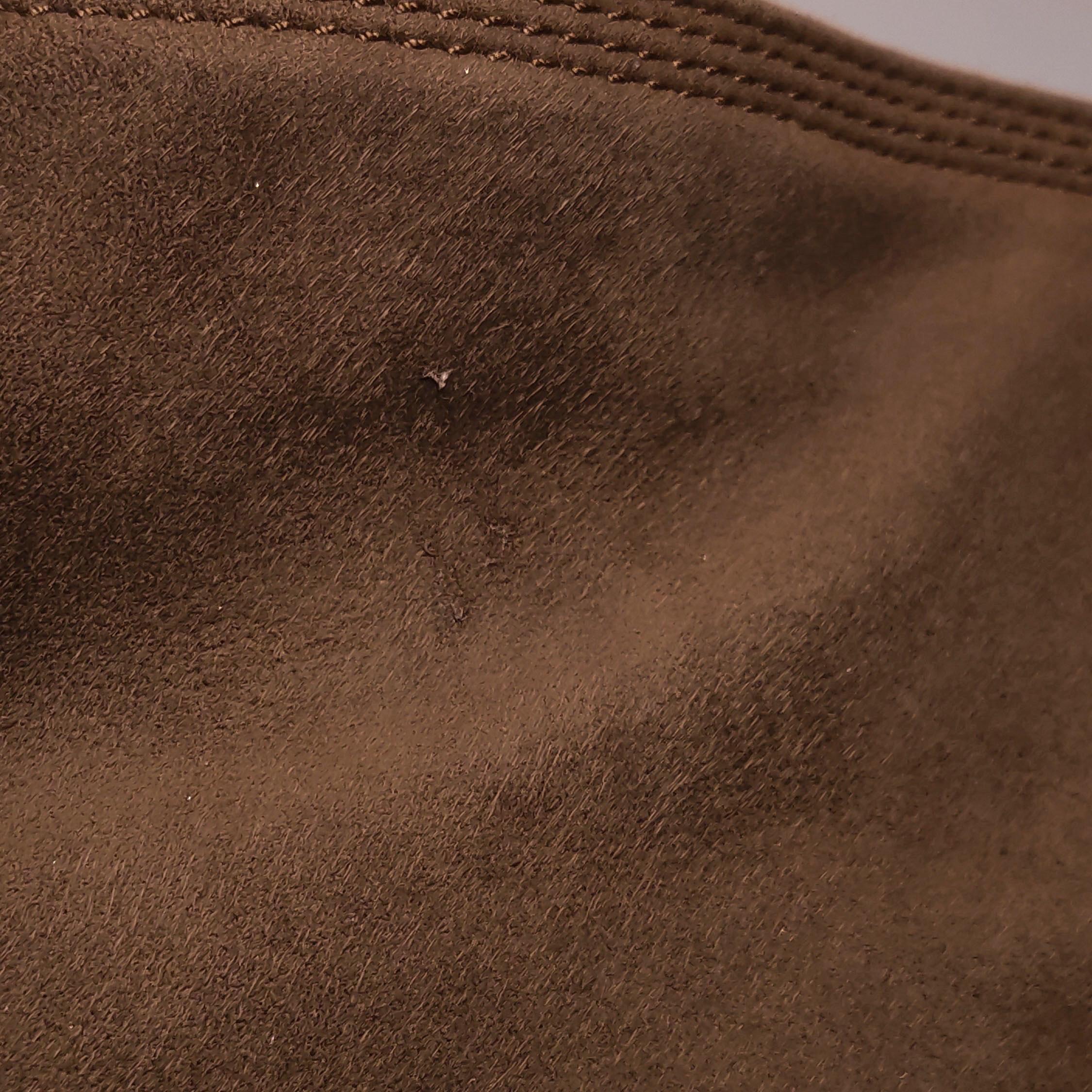 Loewe Flamenco Medium Braun Wildleder Umhängetasche 28cm 7