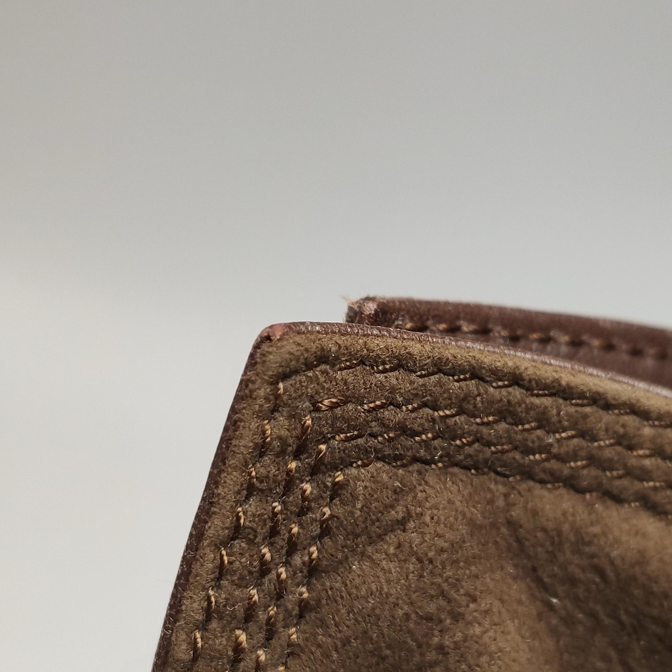 Loewe Flamenco Medium Braun Wildleder Umhängetasche 28cm 11