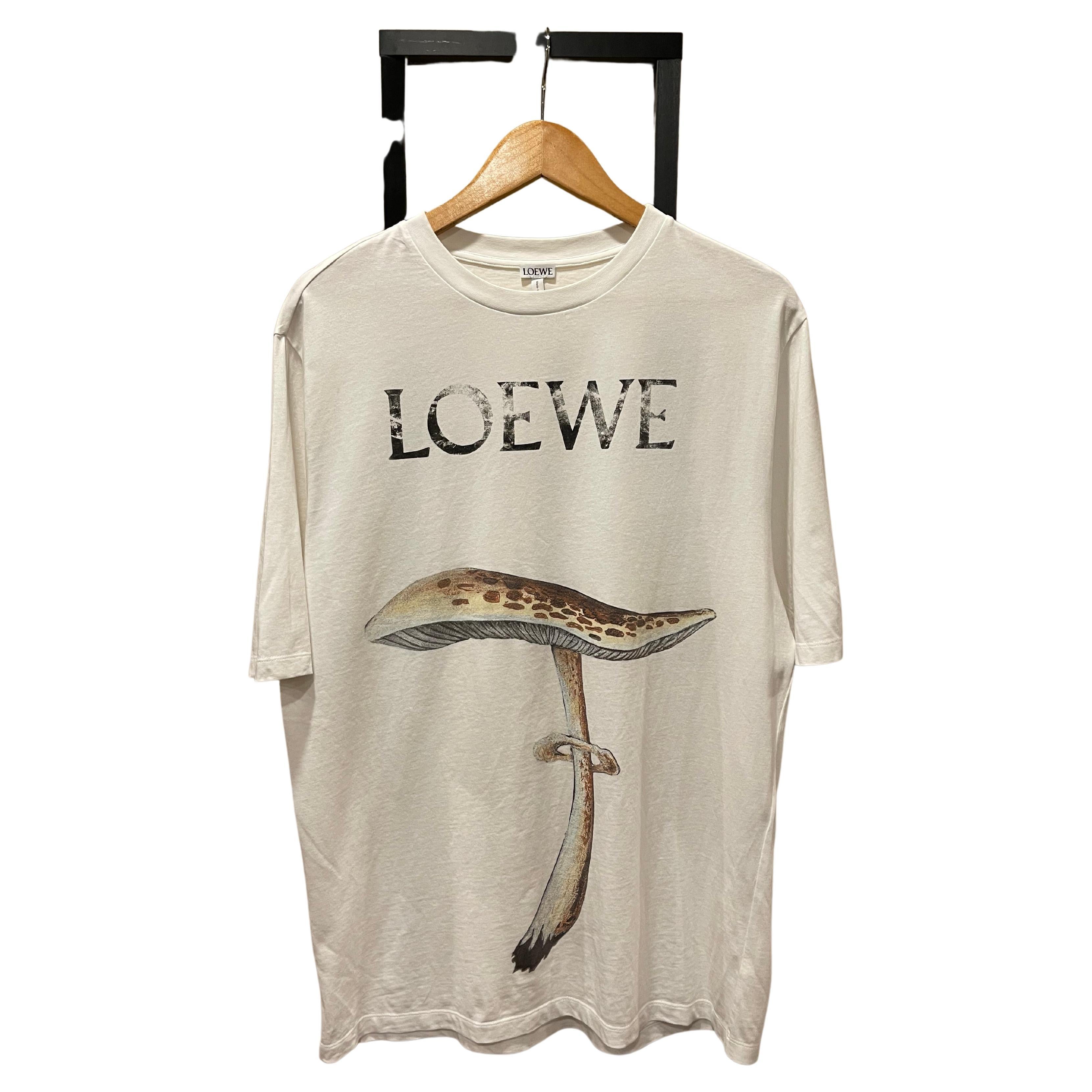Loewe Logo Printed Stretch T Shirt Second Hand / Selling