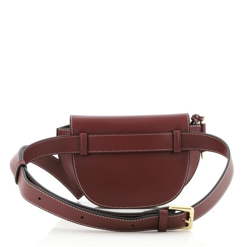 Loewe Gate Belt Bag Leather Mini In Good Condition In NY, NY