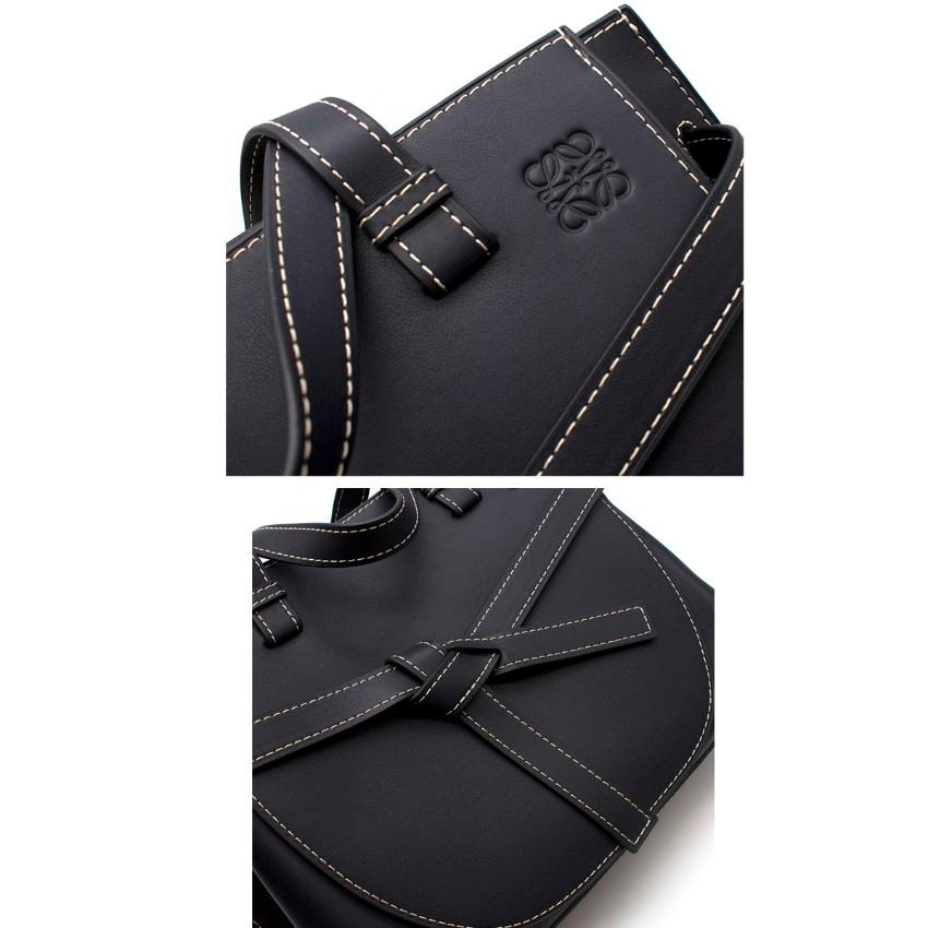 Loewe Gate Midnight Blue Leather Tote Bag / ONESIZE In New Condition In London, GB
