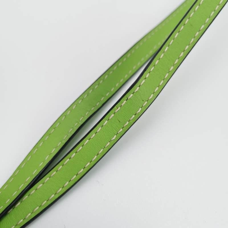 Loewe Gate Mini Green Leather and Straw Crossbody Bag For Sale 9