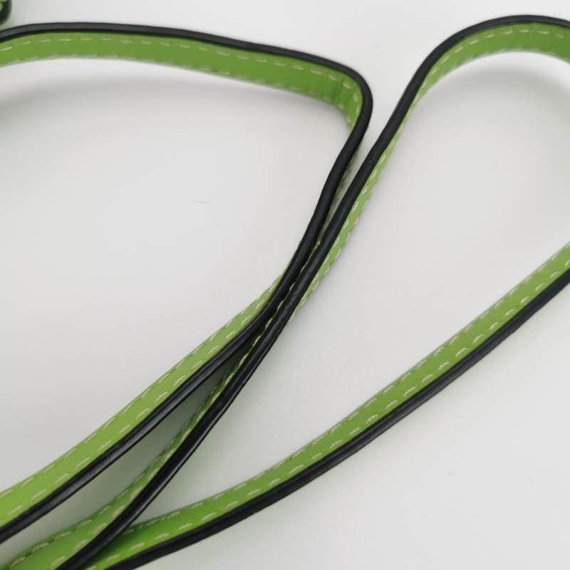 Loewe Gate Mini Green Leather and Straw Crossbody Bag For Sale 10