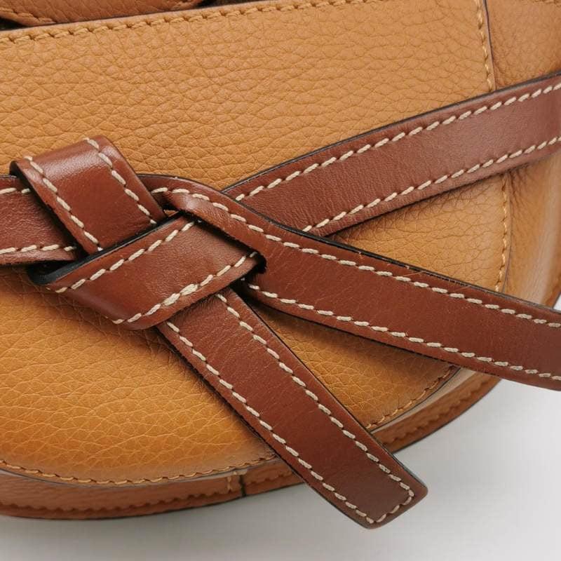 Loewe Gate Mini Tan Brown Crossbody Bag For Sale 8