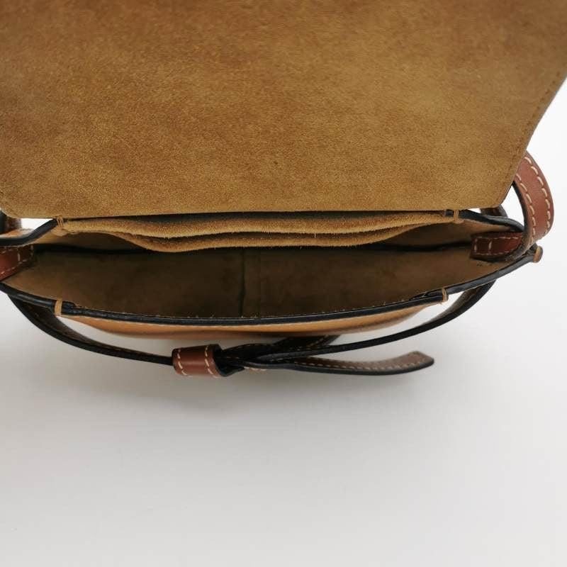 Women's Loewe Gate Mini Tan Brown Crossbody Bag For Sale
