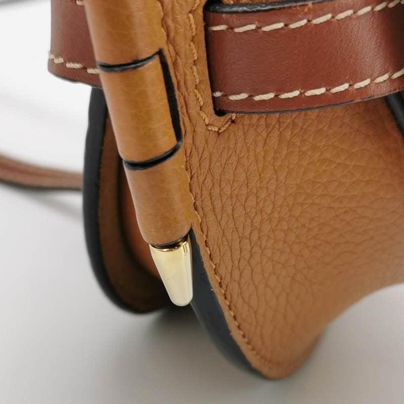Loewe Gate Mini Tan Brown Crossbody Bag For Sale 3