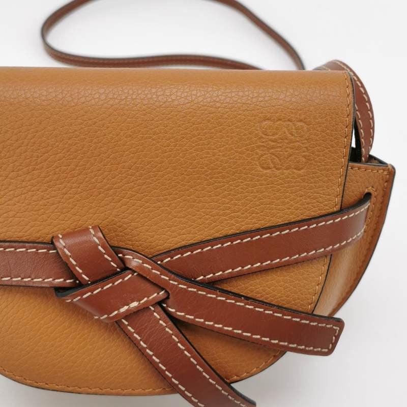 Loewe Gate Mini Tan Brown Crossbody Bag For Sale 4