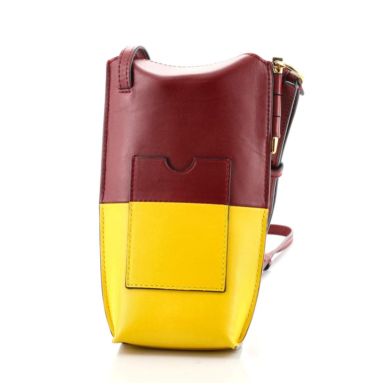 Loewe Gate Pocket Crossbody Bag Leather Multicolor 21663368
