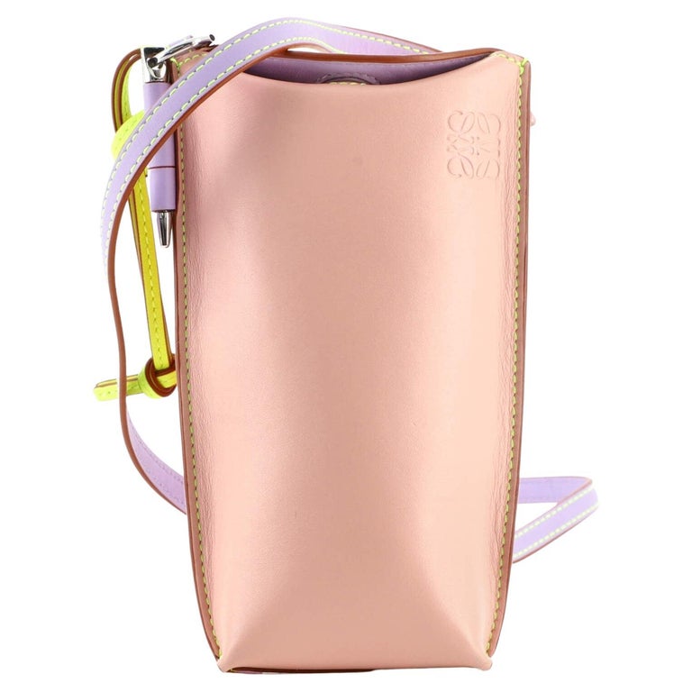 LOEWE Gate Pocket Loewe gate pocket shoulder bag Pink Boxed w