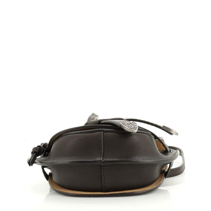 Loewe Gate Shoulder Bag Leather Mini In Good Condition In NY, NY