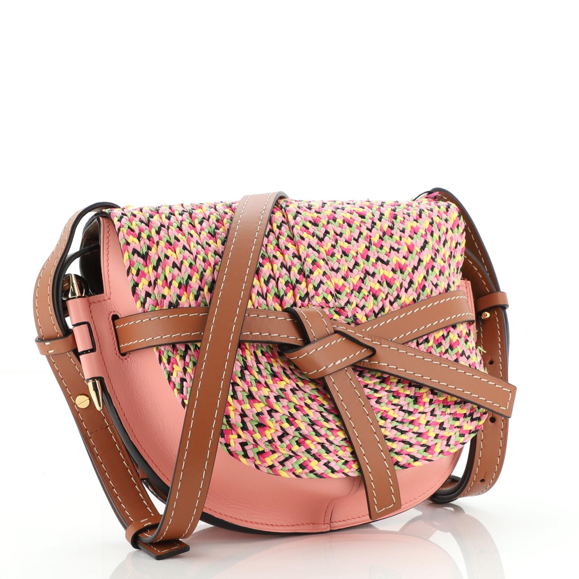 loewe raffia crossbody bag