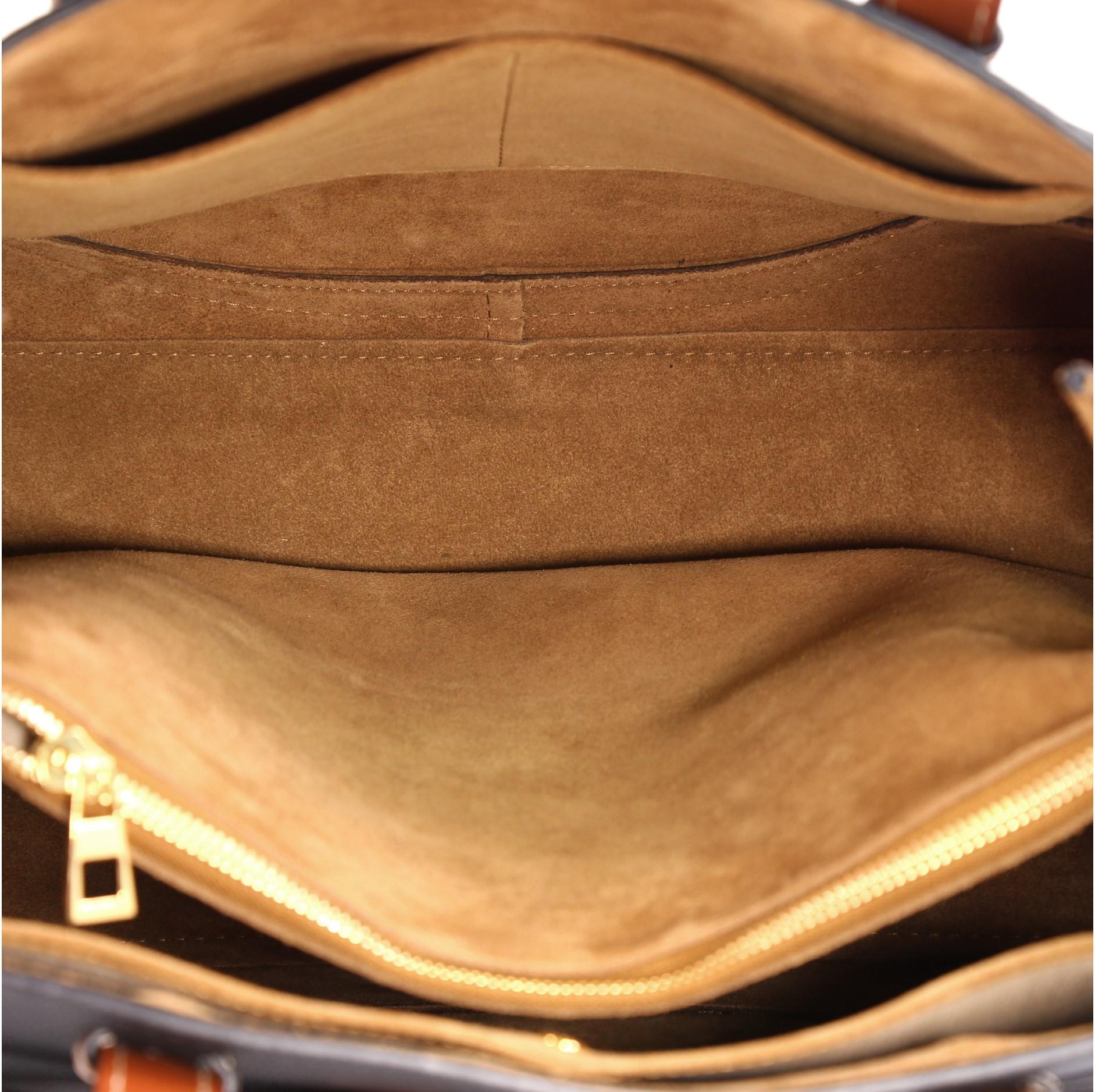 Black Loewe Gate Tote Leather Small