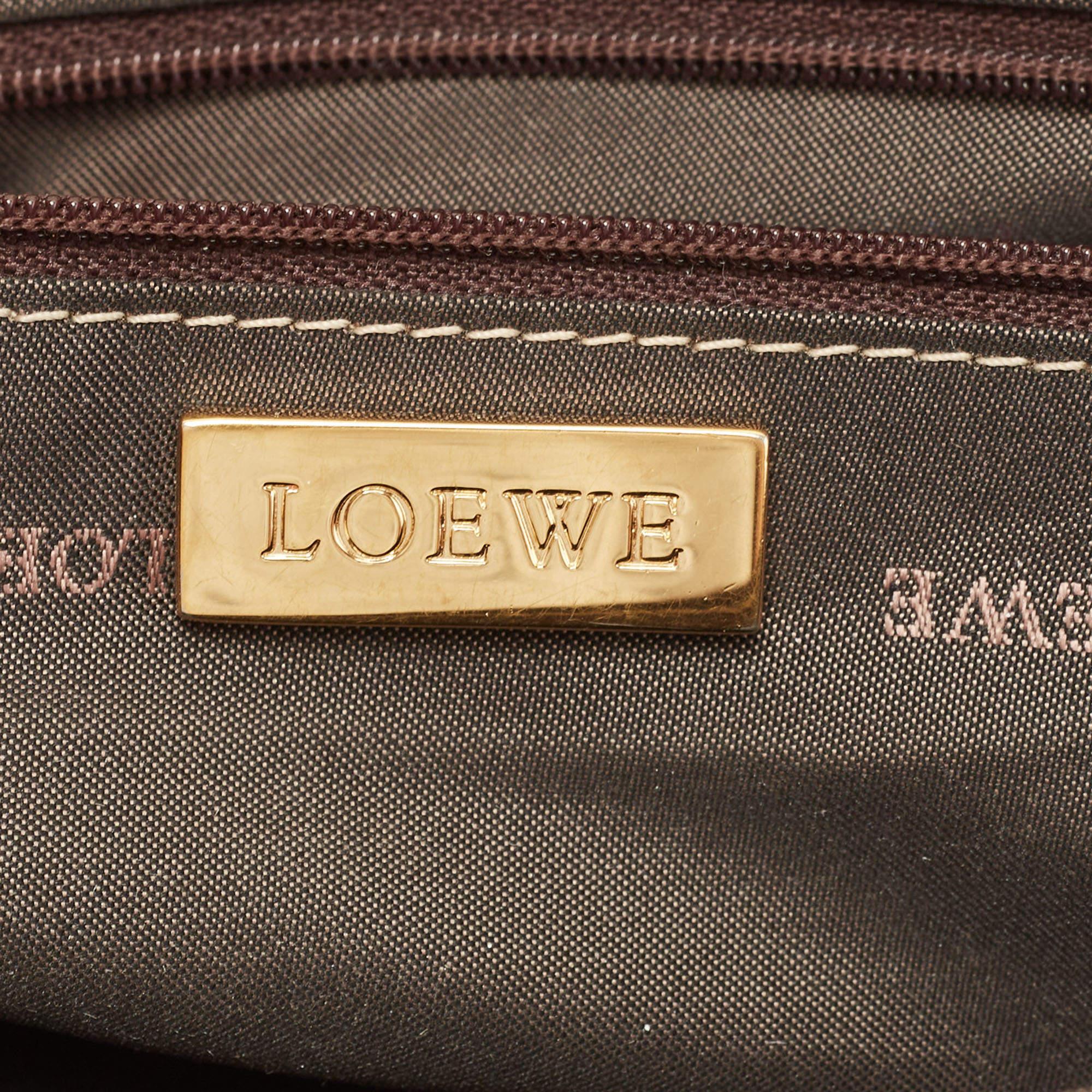 Loewe Gold Leather Amazona 36 Satchel 9