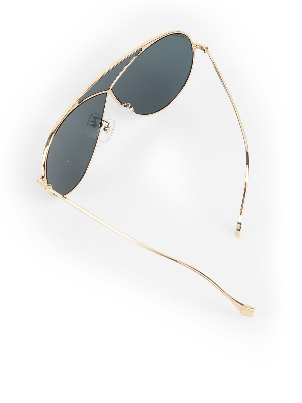 Loewe Gold Puzzle Blue Gradient Sunglasses 2