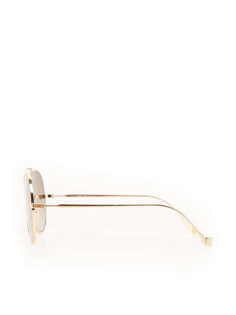 Loewe Gold Puzzle Gradient Aviator Sunglasses 1