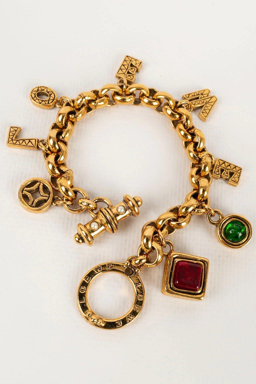 loewe bracelet gold