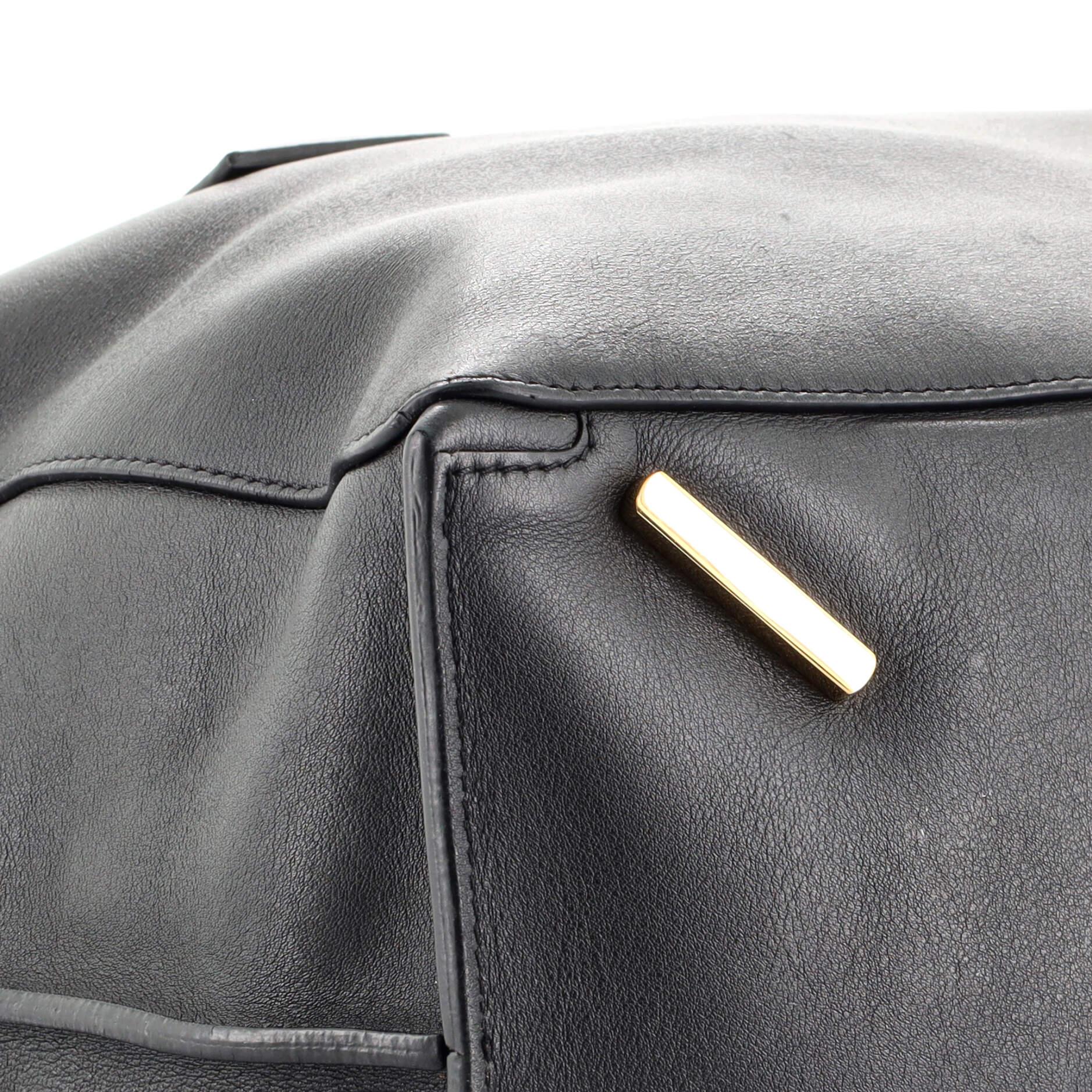 Black Loewe Goya Weekender Bag Leather Large