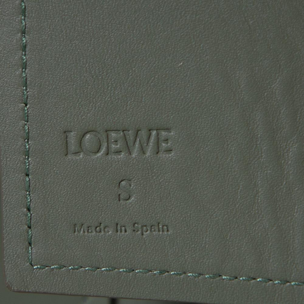 green leather belt