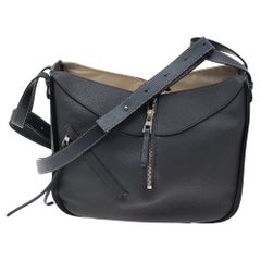 Loewe Grey Leather Medium Hammock Shoulder Bag