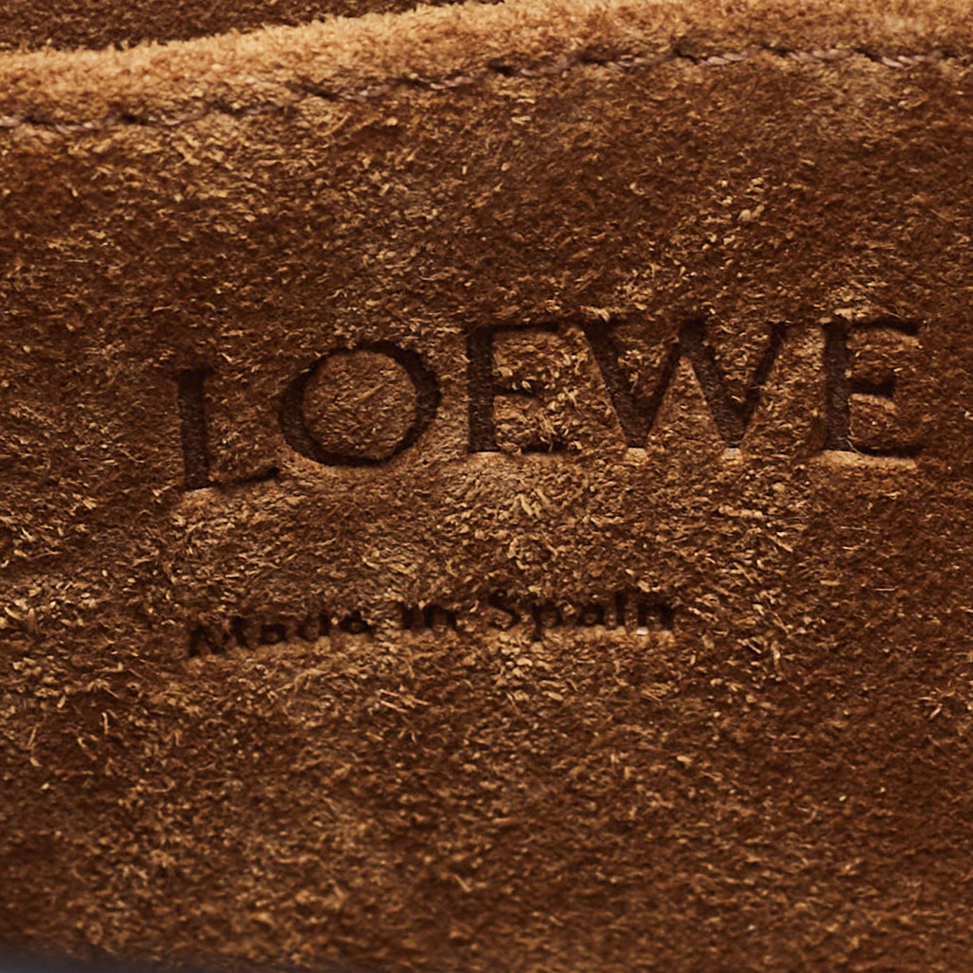 Loewe Grey Leather Mini Gate Belt Bag 7