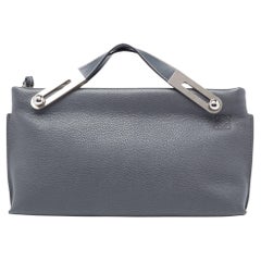 Loewe Graue Missy Tasche aus Leder