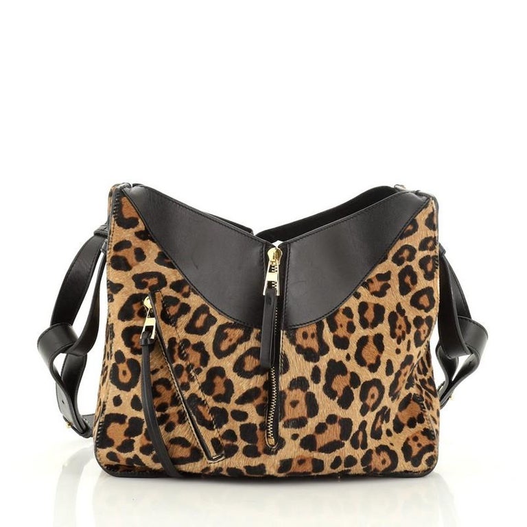 Loewe Hammock Bag Printed Pony Hair Small at 1stDibs loewe puzzle bag