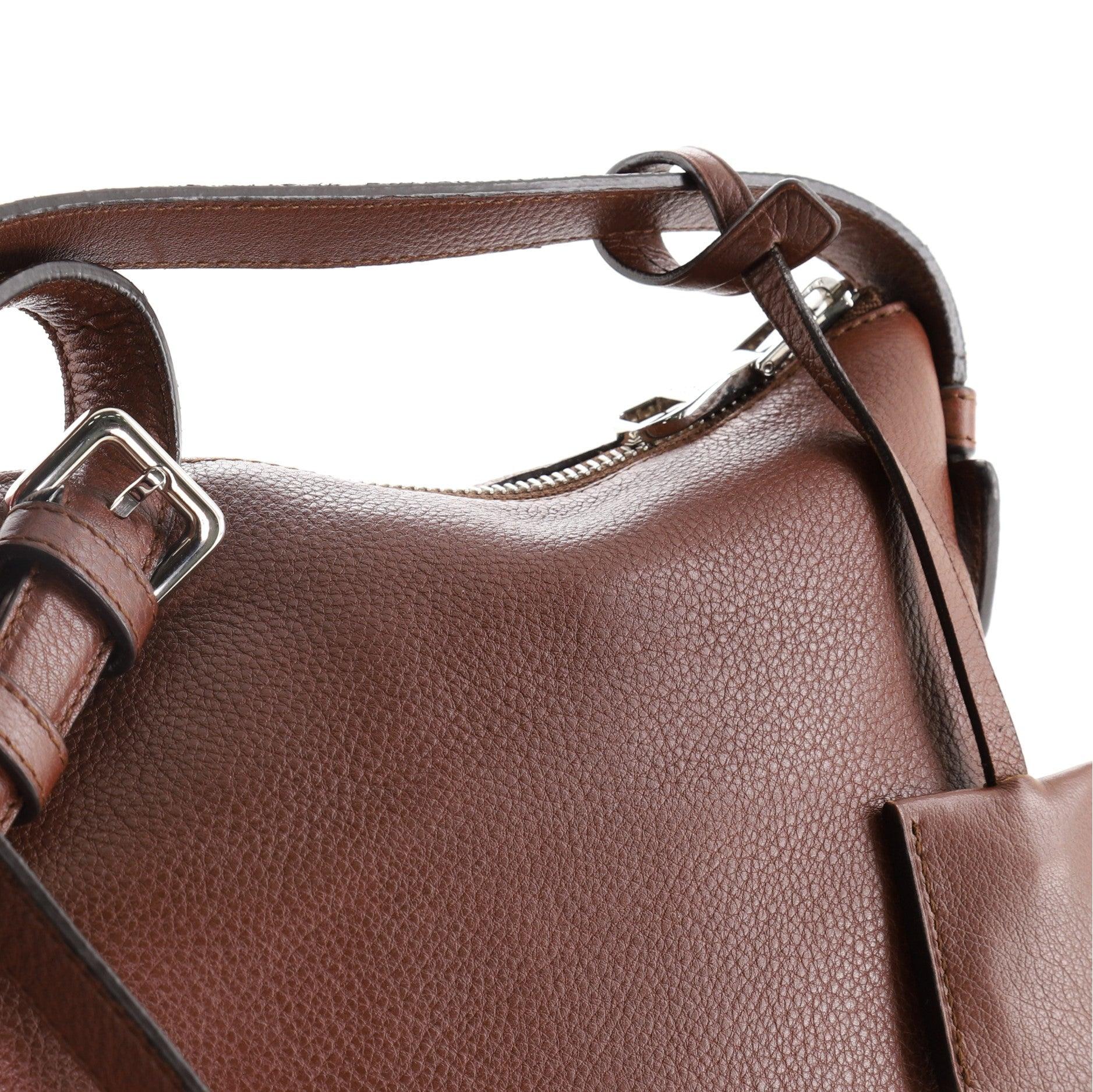 Loewe Heritage Messenger aus braunem Leder im Angebot 2