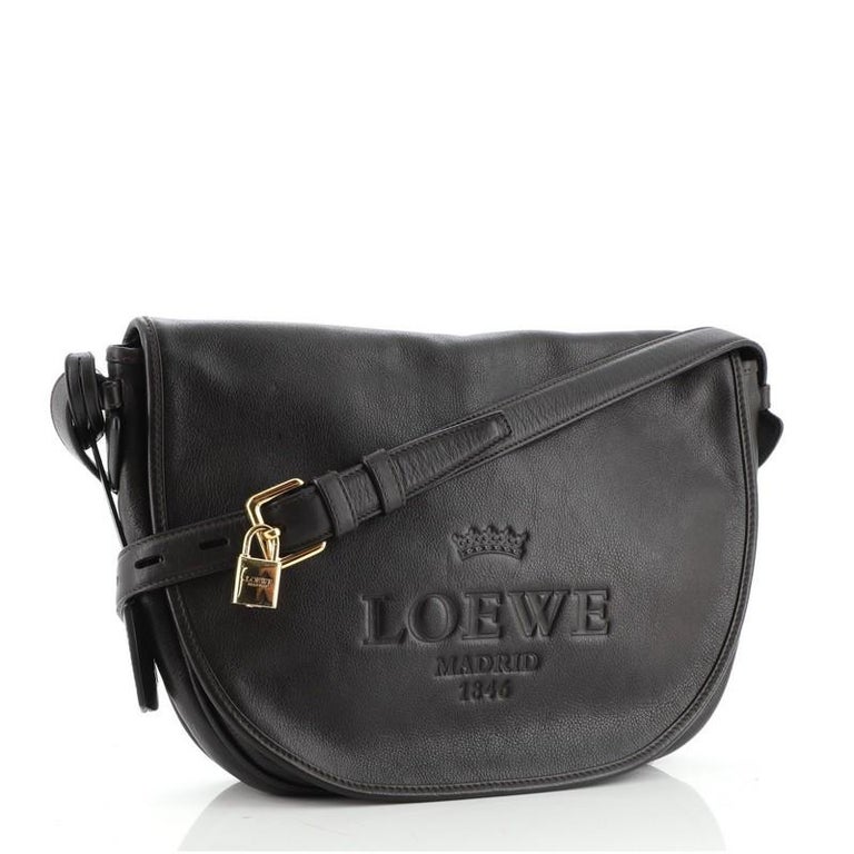 Loewe Heritage Messenger Leather Medium at 1stDibs